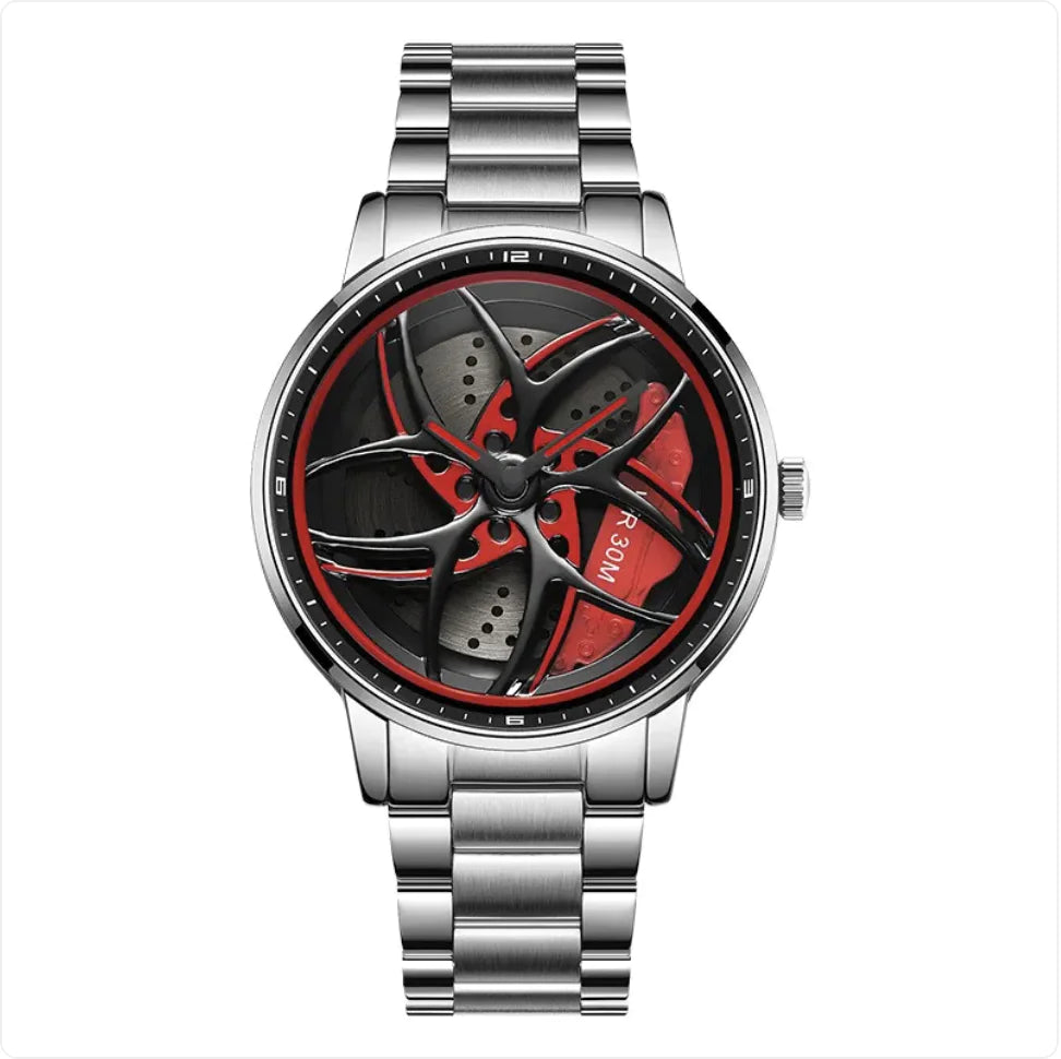 Rotating Wheel Men's Quartz Watch