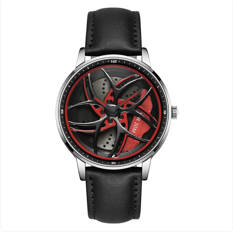 Rotating Wheel Men's Quartz Watch