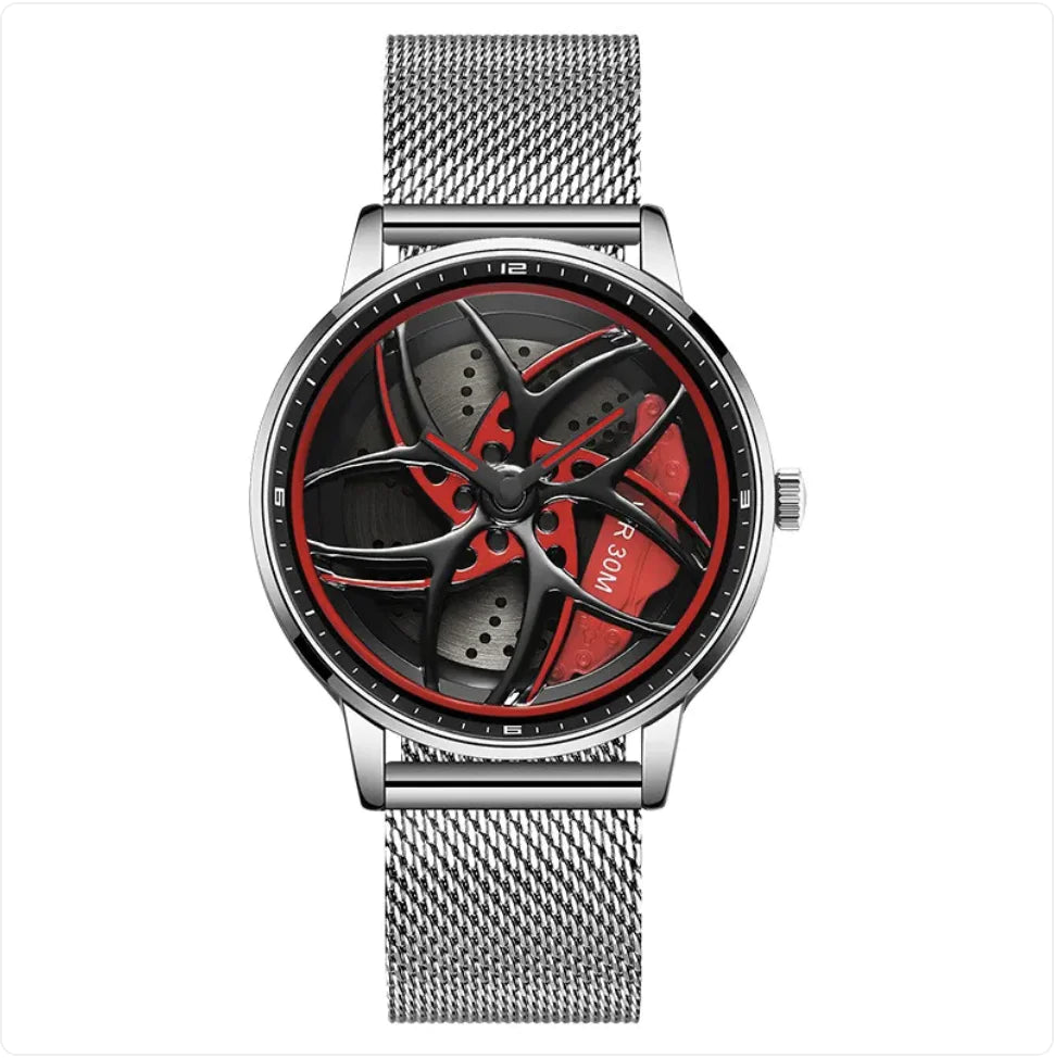 Rotating Wheel Men's Quartz Watch