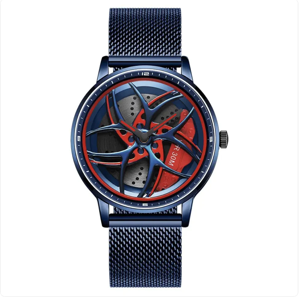 Rotating Wheel Men's Quartz Watch