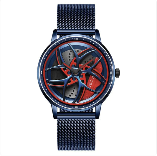 Rotating Wheel Men's Quartz Watch